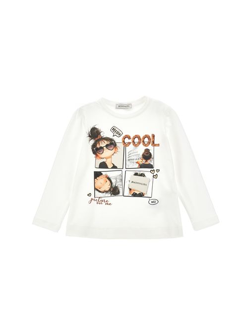 T-shirt, bambina, logata. MONNALISA | 11F613 62020001